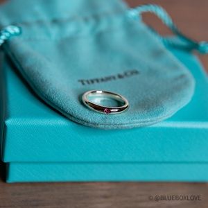 Authentic Tiffany & Co Elsa Peretti sapphire ring